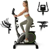 Zipro Heimtrainer Fahrrad Nitro – Magnetischer Hometrainer Ergometer für Zuhause Leises Fitnessbike mit Pulsmessung, Verstellbarem Sattel (H/V) & LCD