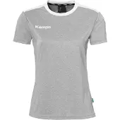 Kempa Trainings-T-Shirt Emotion 27 Women Unisex 2005124_01 dark grau melange/weiß S