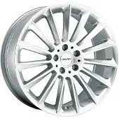 CARMANI Felge 17 Fritz 9.0x18 ET49 5x112 WSSILB für Mercedes C-Klasse CLA E-Klasse GLE M-Klasse R-Klasse