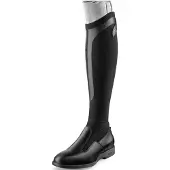 EGO7 Contact Reitstiefel Socken-Stil ohne Reißverschluss mit Sporenauflage