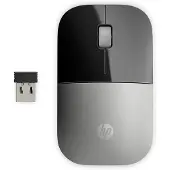 HP Z3700 Wireless-Maus, Silber, Beidhändig, Optisch, RF Wireless, 1200 DPI, Silber