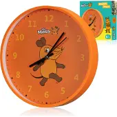 Die Maus Diemaus Wanduhr Orange One Size / EU Plug 220V Orange One Size