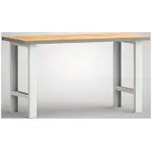 Klw-lutz Betriebseinrichtungen Werkbank B1500xT700xH840mm Buche Multiplex lichtgrau