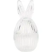 Clayre & Eef Glastopf Ei Ø 9x17 cm Transparant Glas