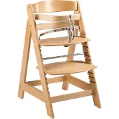 Roba Treppenhochstuhl 'Sit Up Click', mitwachsend, innovativer Klickverschluss, Holz, naturfarben
