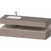 Duravit Einbauwaschtisch-Möbel-Set Qatego 160x50x60cm, Kon-WTU, B, B l, T m/ba ma