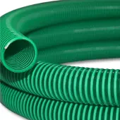 Wiltec Teichschlauch 5m, flexibel, 38mm (1 1/2") grün - Europe, Saugschlauch Druckschlauch