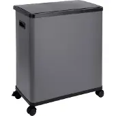SVITA SR2X30 Sensormülleimer Abfalleimer 2fach 60l inkl. Inneneimer Räder Grau