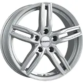 CARMANI Felge 14 Paul 7.5 Zollx17 Zoll ET55 5x108 kristall silber CA147517F155KS kompatibel mit Ford Focus Galaxy/S-Max Kuga Mondeo