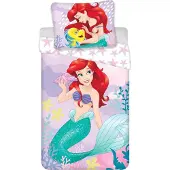 Jerry Fabrics Inklusive Leinen Ariel rosa 140x200, 70x90 cm