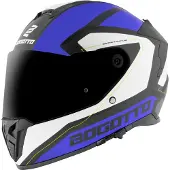 Bogotto FF122 BGT Weiß Blau Integralhelm Größe M