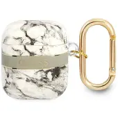 GUESS Gua2Hchmag Airpods-Abdeckung Grau/Grau Marble Strap Collection