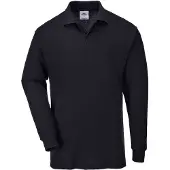 Portwest B212 Genoa Langarm Polo-Shirt Black Gr. M