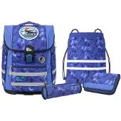 MCNEILL Schulranzen Biggy Schoolbag Set 5-teilig Puzzle blau