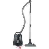 Severin BC 9588, 750 W, Zylinder-Vakuum, Trocken, Staubbeutel, 2 l, Schwarz, Grau