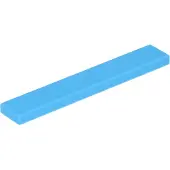 LEGO 1x6 Fliesen 6636 - 50 Stück Mittleres Azurblau