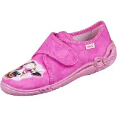 Superfit BELINDA Baby Hausschuhe Rosa Kaltfutter Klettverschluss Kuhprint