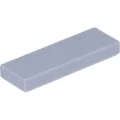 LEGO 1x3 Fliesen 63864 - 50 Stück Helles Bläuliches Grau