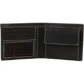 Bruno Banani Leder Geldbörse Phoenix Wallet Black schwarz