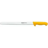 Arcos Wurstmesser Farbe - Prof 293500 in Edelstahl Nitrum und mango ergonomische gelbe Polypropylenklinge und 35 cm Klinge, Schaukasten