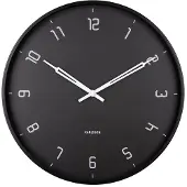 Karlsson - Wanduhr Stark - Schwarz - Ø40cm