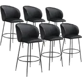 TecTake Barstuhl Luana 51 x 60 x 106 cm, Belastbarkeit 120 kg