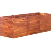 vidaXL "Rabatt" Garten-Hochbeet/Pflanzgefäß/Pflanzkübel - Akazienholz 150x50x50 cm - Beete CC19905