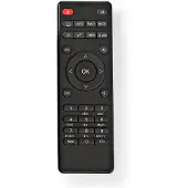 Nedis Ersatz Fernbedienung - Passend für: RDIN3000BK / RDIN4000BK / RDIN5000BK / RDIN5005BK - Fest - 1 Gerät - Clear Lay-out - Infrarot - Schwarz