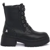 Mustang Damen Winter Halbstiefel Schwarz