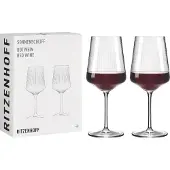 Ritzenhoff Rotwein-Weinglas Sonnenschliff 536 ml (2er Set)
