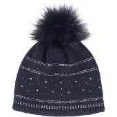 Pikeur MUETZE STRASS Damen Mütze NAVY HW 2021, Größe:55/57