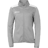 Kempa Trainingsjacke Emotion 27 Poly Jacket Women Unisex 2005126_01 dark grau melange/weiß XXL