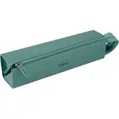 Rhodia 319034C - Schlampermäppchen Rhodiarama, rechteckig 23x5x5 cm, flache Öffnung, langer Reißverschluss, praktisch und elegant aus Kunstleder Aquab