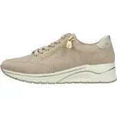 Rieker Damen Halbschuhe N951762 mit Reißverschluss und Schnürung