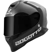 Bogotto H151 Solid Helm, schwarz, L