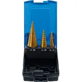 Bgs 1624 Stufenbohrer-Set, titannitriert, 4-30 mm
