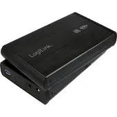 Logilink UA0107, HDD-Gehäuse, 3.5", SATA, 5 Gbit/s, Hot-Swap, Schwarz