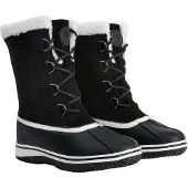 Regatta Dare 2B - Damen Schneestiefel "Northstar" RG9563 (36 EU) (Schwarz/Weiß)