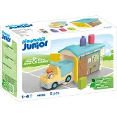 Playmobil Junior: Lkw Mit Garage