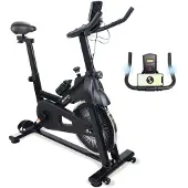 Mobiclinic Fitness, Heimtrainer fahrrad, Verschiedene Widerstandsstufen, Teide, Vollständig einstellbar, LCD-Bildschirm, Herzfrequenzmesser