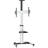 Logilink BP0025 Multimedia-Wagen/Ständer Weiß Flachbildschirm