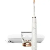 Philips HX9911/23, Erwachsener, Schallzahnbürste, Tägliche Pflege, Tiefenreinigung, Zahnfleischpflege, Whitening, 62000 Bewegungen pro Minute, Roségold, Weiß, Oval
