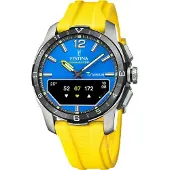 Festina Herren Uhr Elegant Sport Silikon Armbanduhr gelb UF23000/8