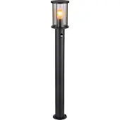 Globo Lighting Außenleuchte Edelstahl schwarz matt, 1x E27