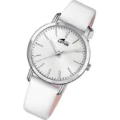 Lotus Damen Uhr Trendy Fashion Leder Armbanduhr weiß UL18738/1