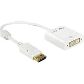 DeLOCK 62600, 0,2 m, DisplayPort, DVI-I, Männlich, Weiblich, Gold