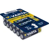 Varta Longlife AA LR6, Einwegbatterie, AA, Alkali, 1,5 V, 12 Stück(e), Blau, Gelb