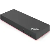Lenovo 40AN0135EU, Kabelgebunden, Thunderbolt 3, 3,5 mm, 10,100,1000 Mbit/s, Schwarz, Rot, 4K Ultra HD
