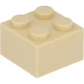 LEGO 2x2 Stein 3003 - 250 Stück Beige