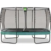 Exit Allure Premium Trampolin 214x366cm, auf Beinen, Rechteckig, Grün